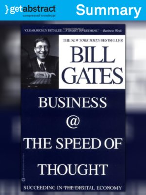cover image of Business @ the Speed of Thought (Summary)